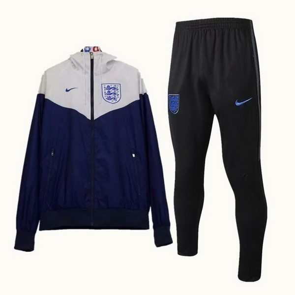 Windjacke England 2018 Blau Weiß Fussballtrikots Günstig